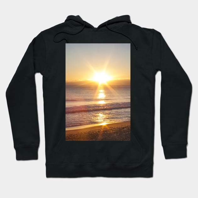 sunset star Hoodie by terezadelpilar